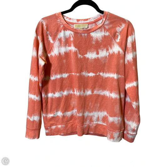 Top Long Sleeve Designer By Michael Kors In Tie Dye Print, Size: S