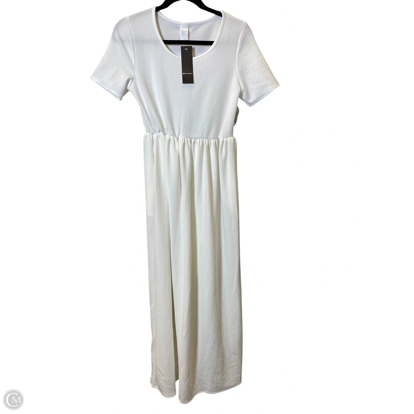 Dress Casual Maxi By Cmc In Cream, Size: S