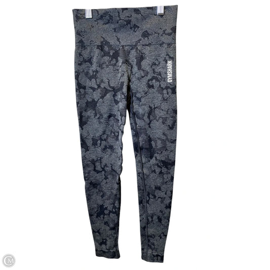Athletic Leggings By Gym Shark In Black & Grey, Size: Xs