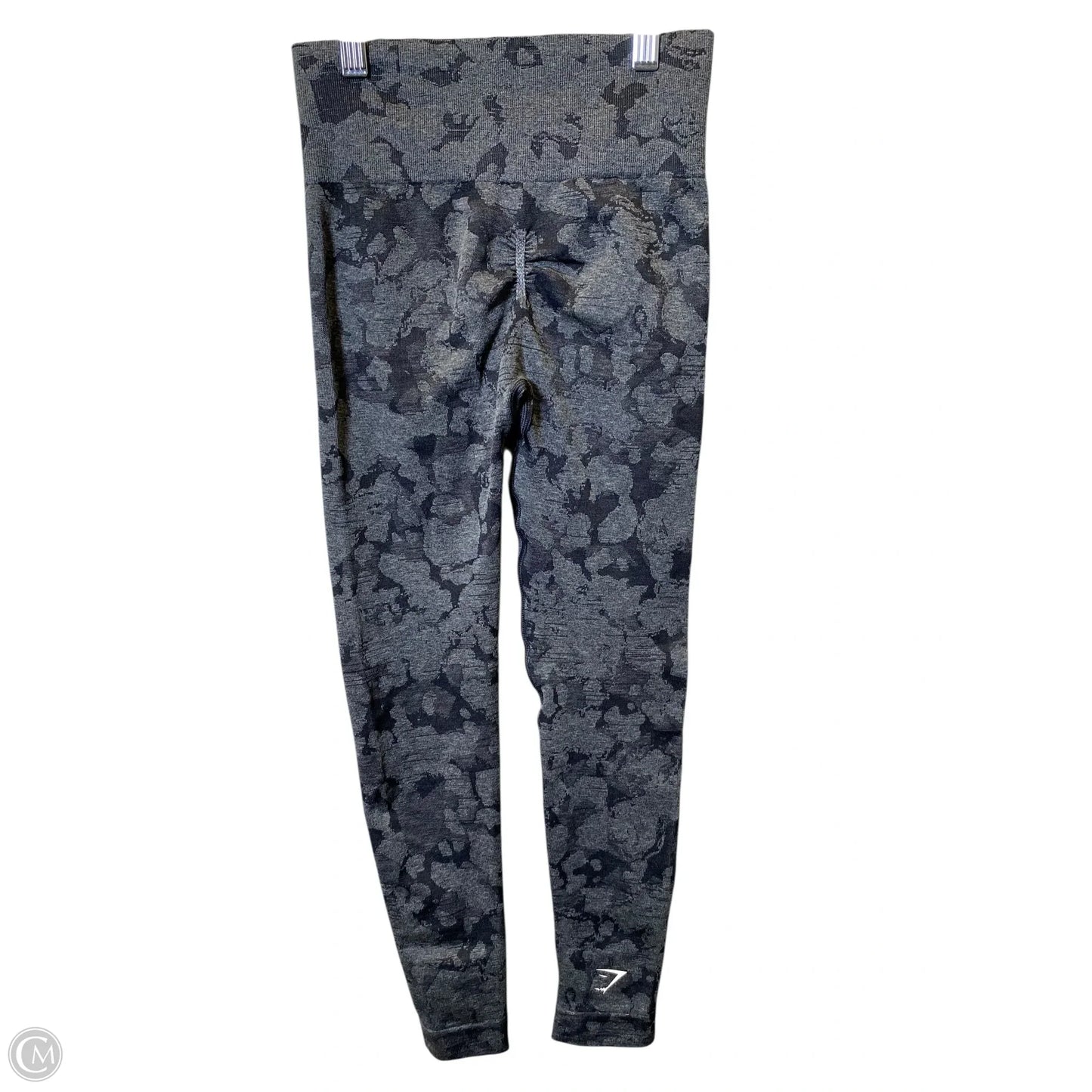 Athletic Leggings By Gym Shark In Black & Grey, Size: Xs