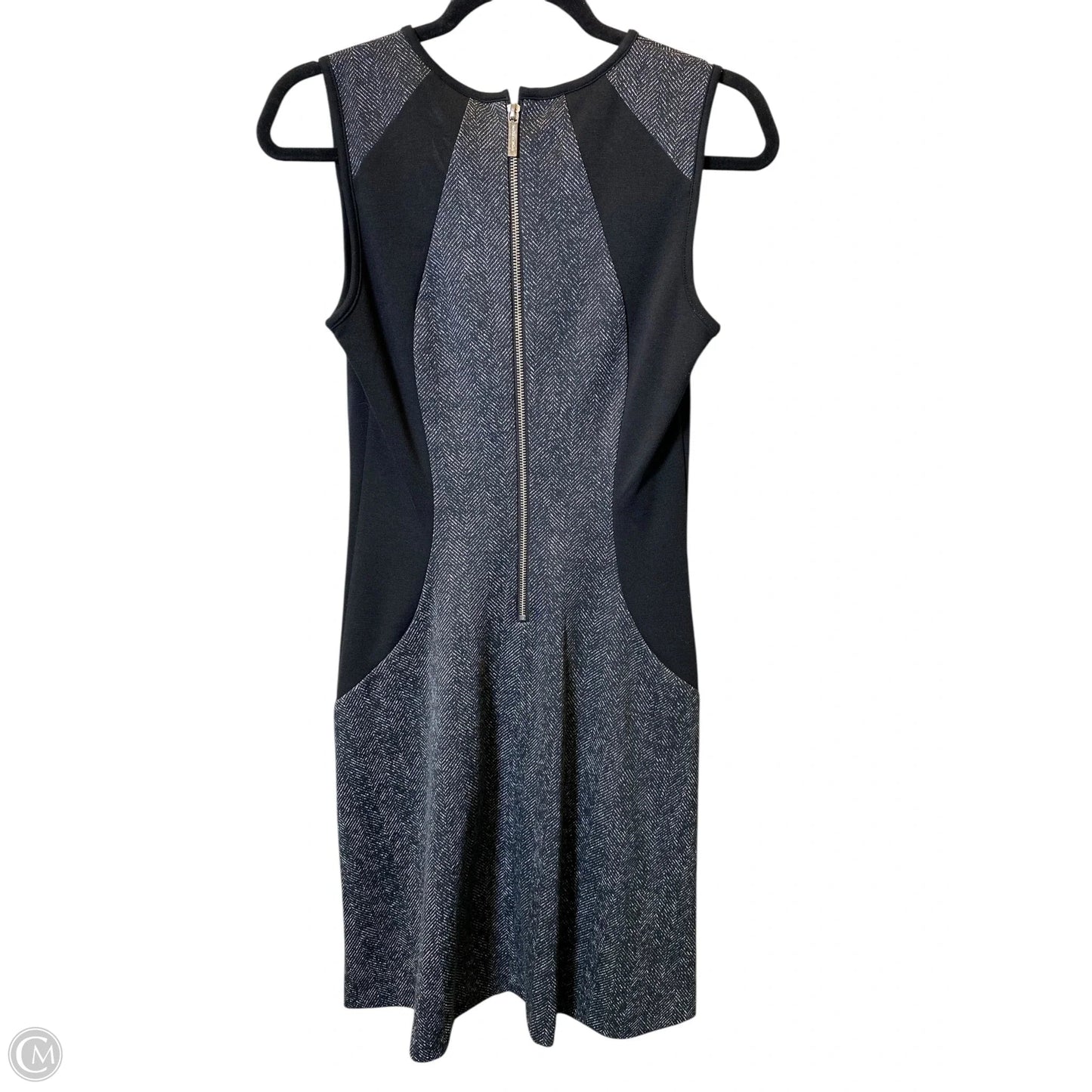 Dress Designer By Michael Kors In Black & Grey, Size: 2