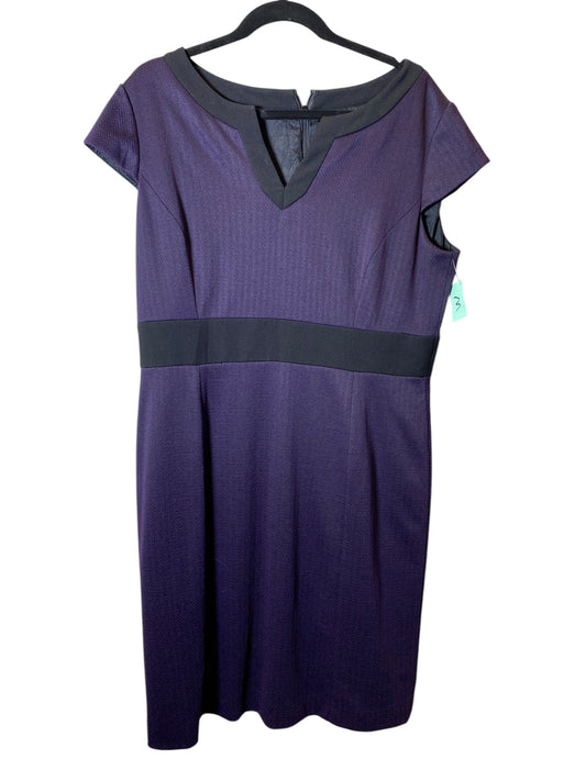 Dress Work By Alex Marie In Purple, Size: Xl