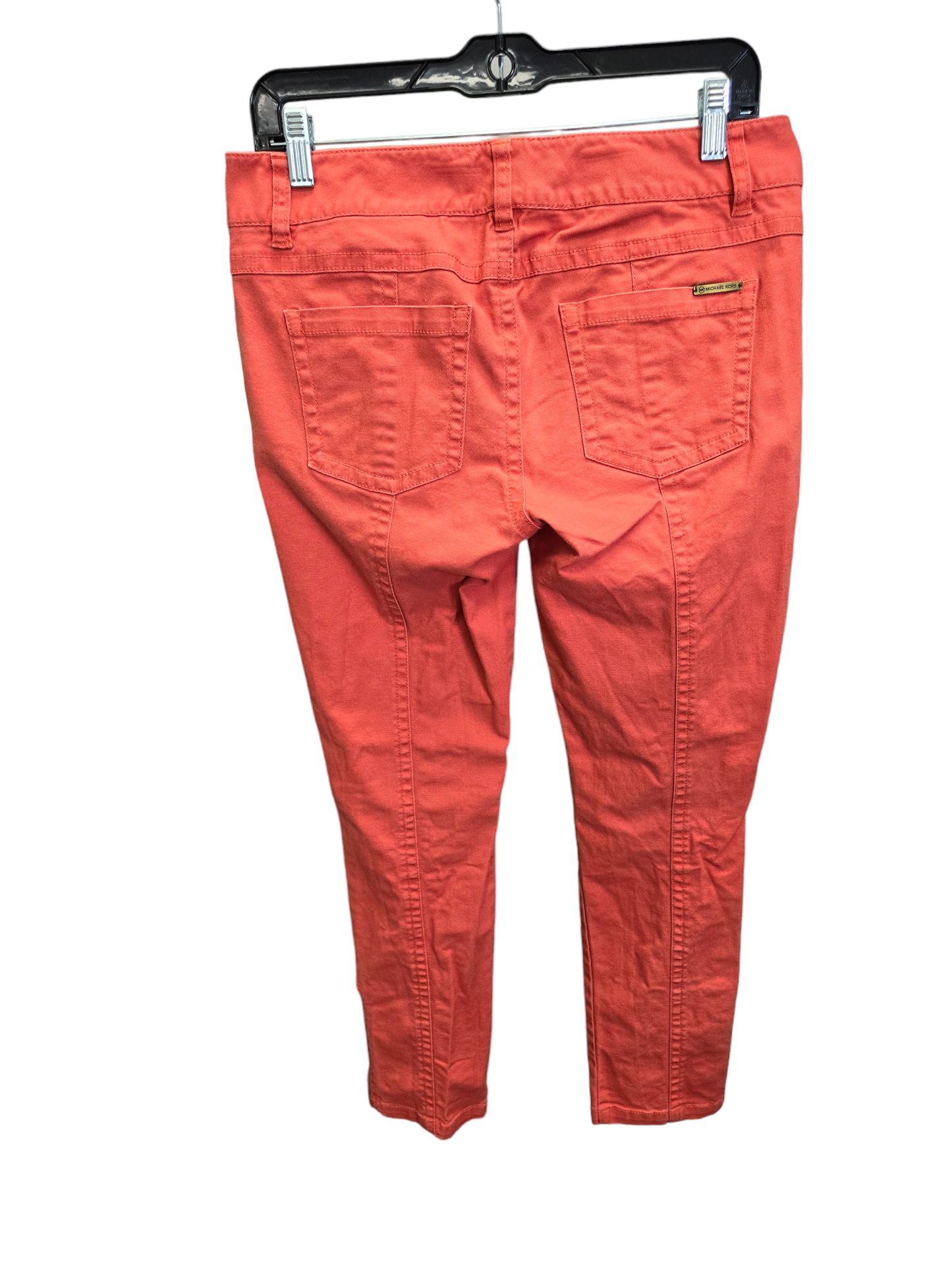 Orange Jeans Straight Michael Kors, Size 6