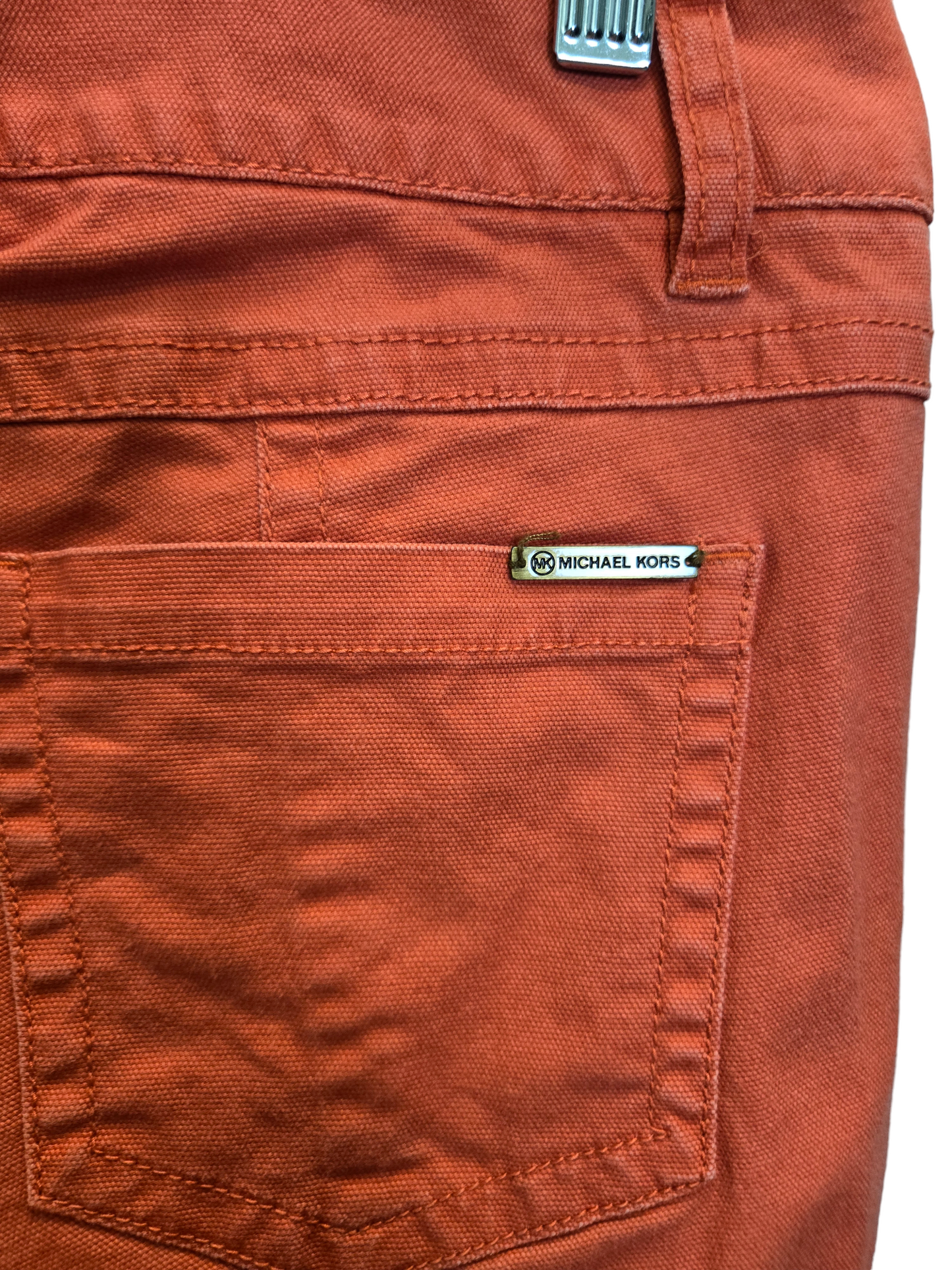 Orange Jeans Straight Michael Kors, Size 6