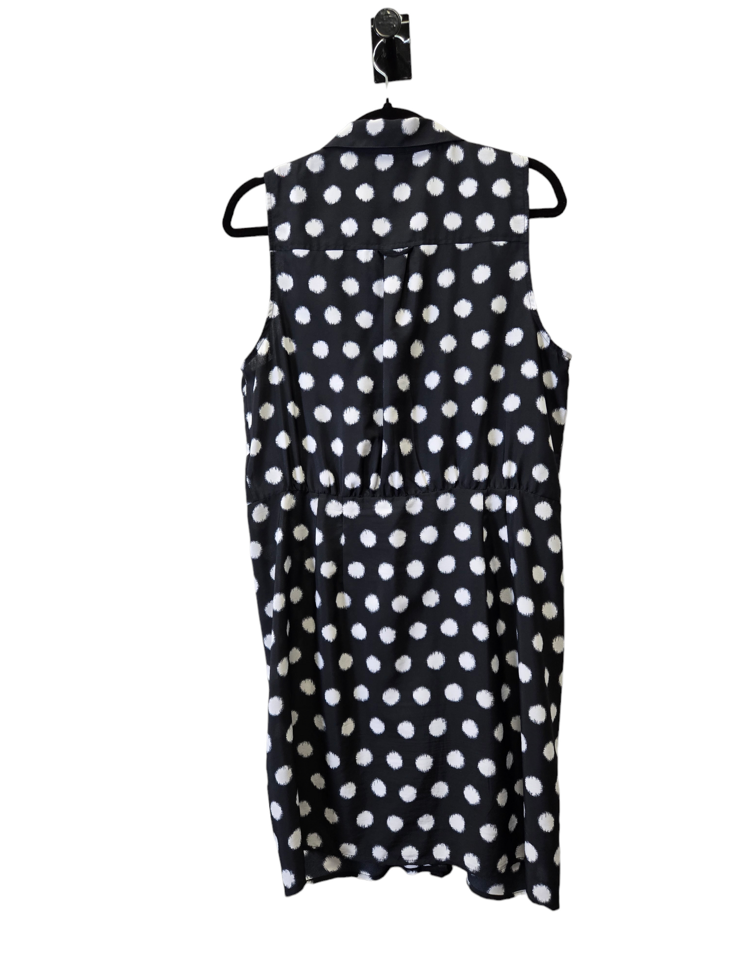 Polkadot Pattern Dress Casual Midi Michael By Michael Kors, Size Xl