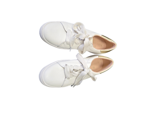 Gold & White Shoes Sneakers Kate Spade, Size 7