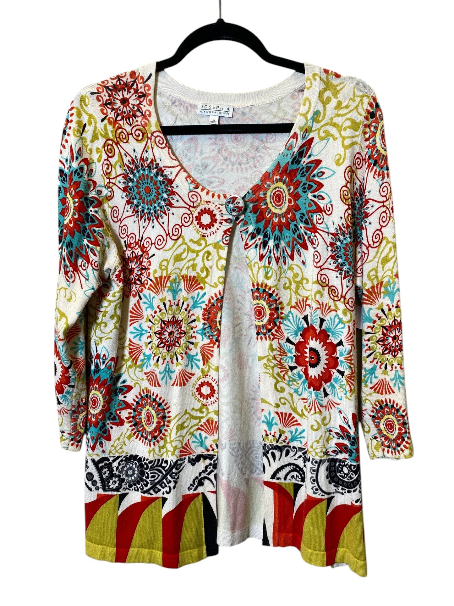 Cardigan By Joseph A. In Multi-colored, Size: M