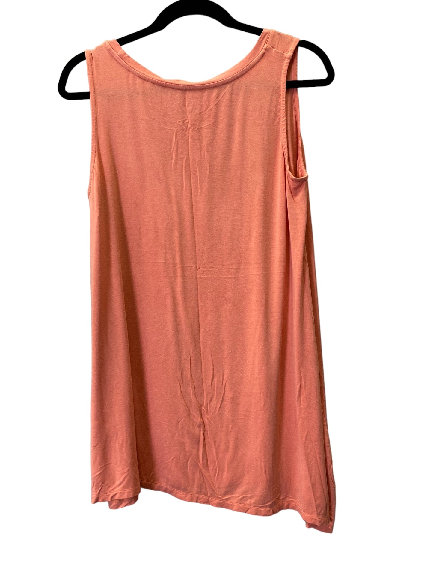 Peach Top Sleeveless Basic Logo, Size L