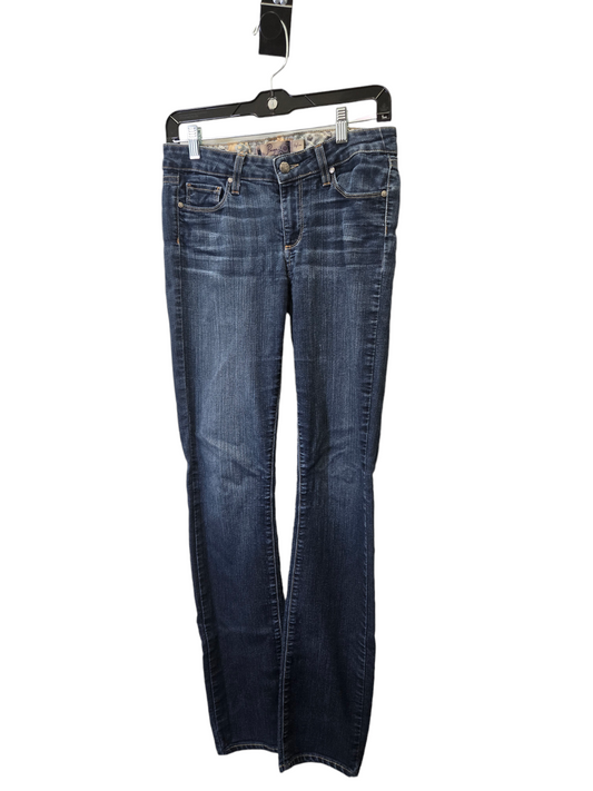 Blue Jeans Straight Paige, Size 4