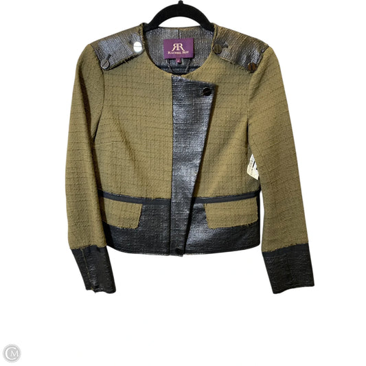 Blazer By Rachel Roy In Black & Green, Size: S