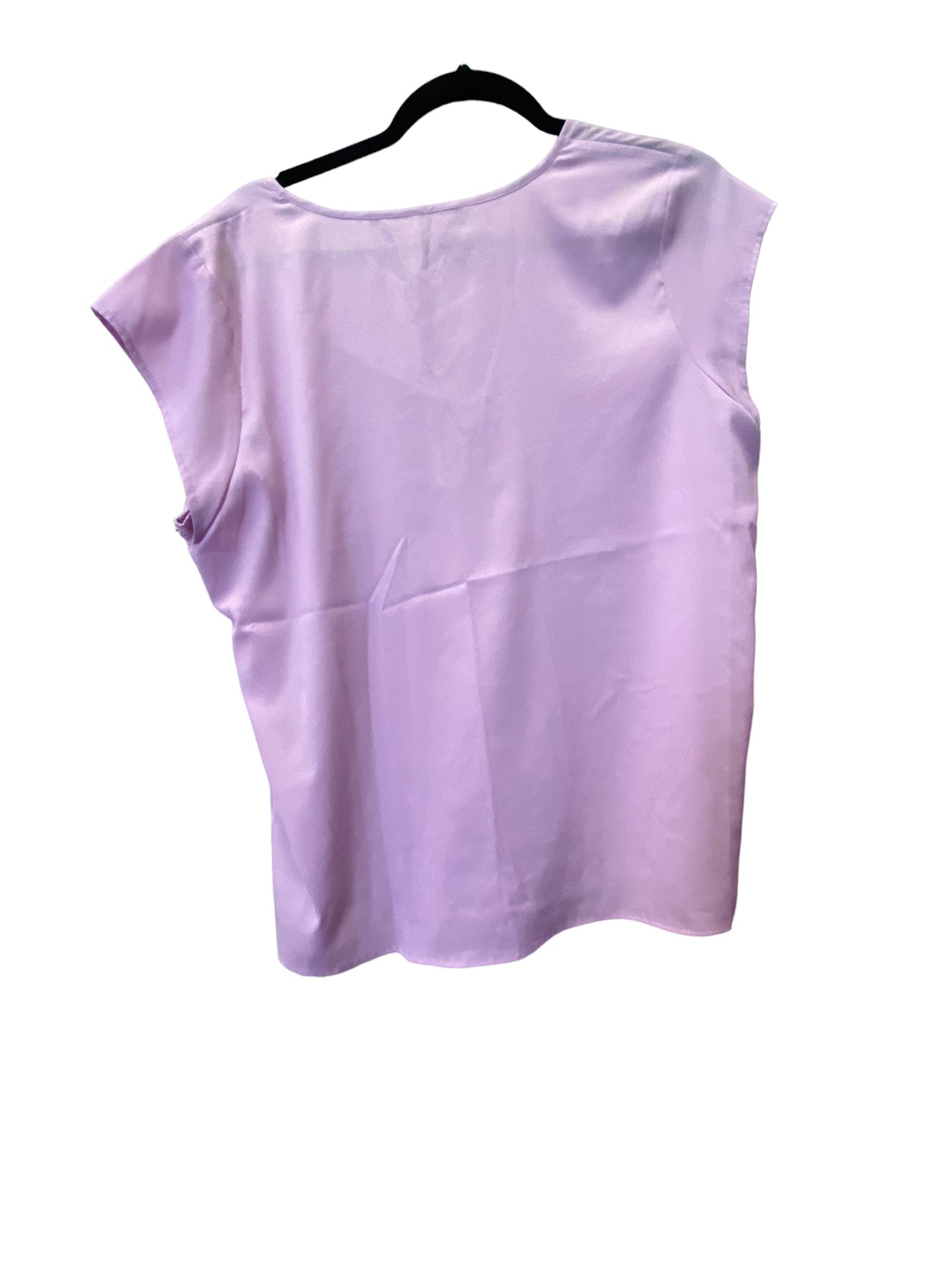 Top Short Sleeve By Ivanka Trump In Purple, Size: L