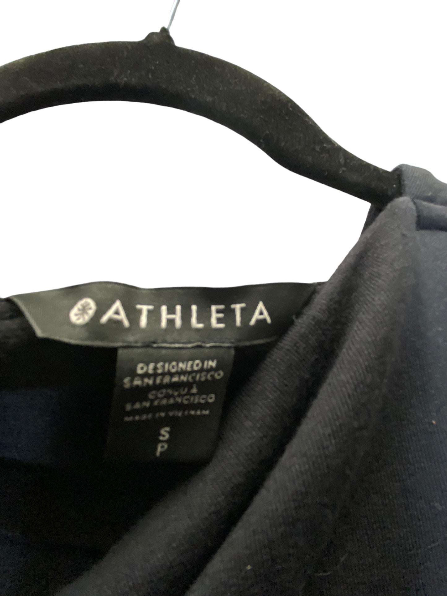 Sweatshirt Hoodie By Athleta In Black, Size: S