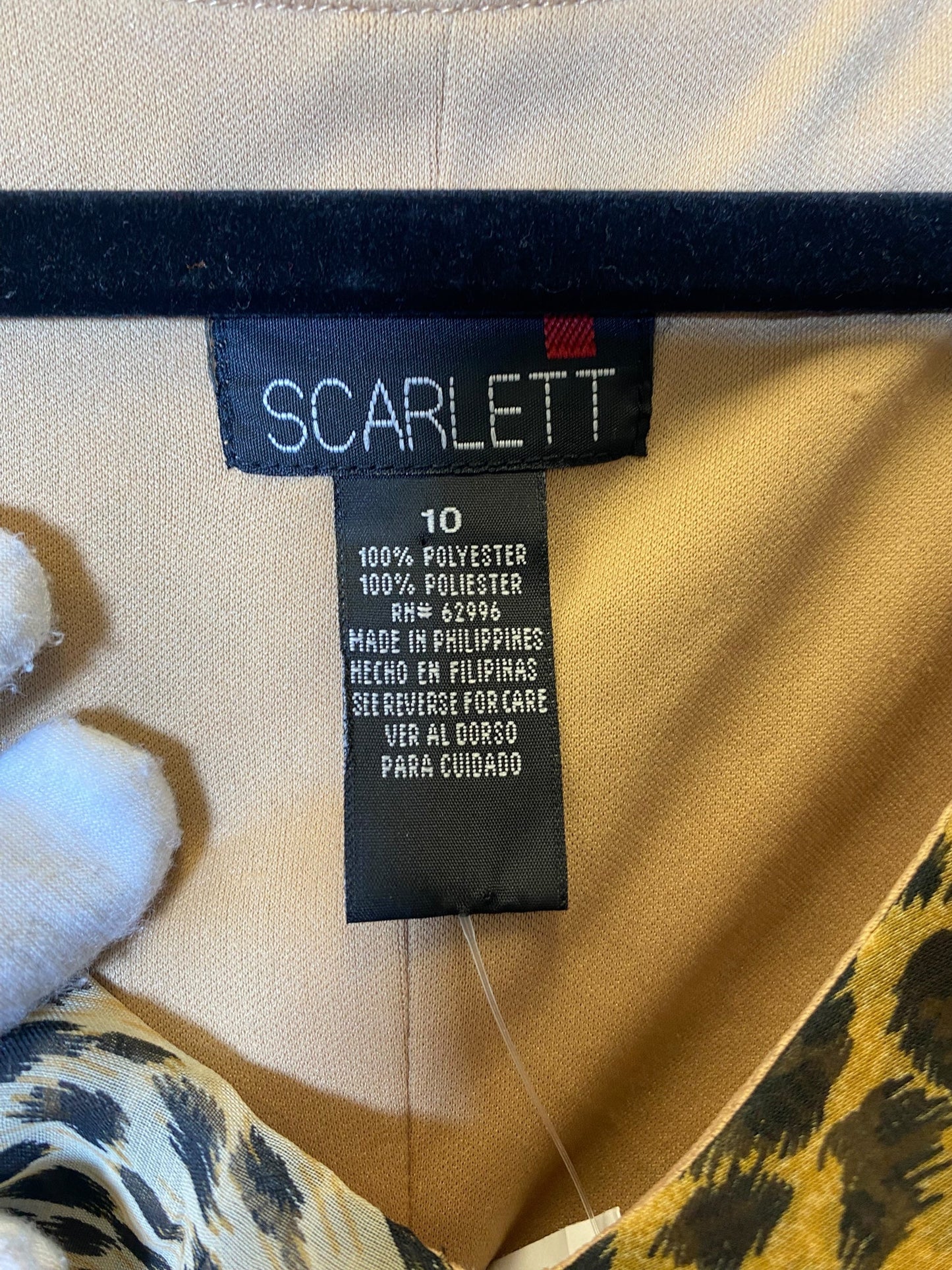 Dress Casual Midi By Scarlett In Animal Print, Size: M