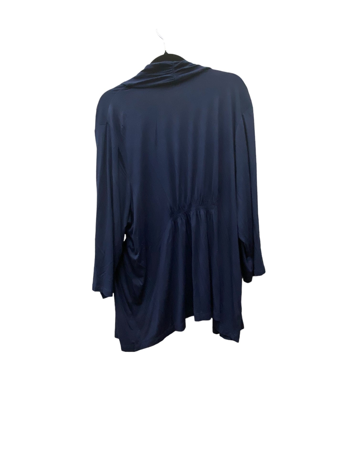 Cardigan By Croft And Barrow In Navy, Size: 2x