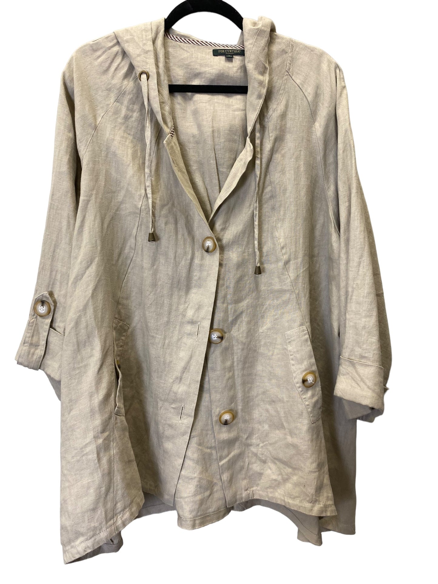 Taupe Jacket Other For Cynthia, Size 1x