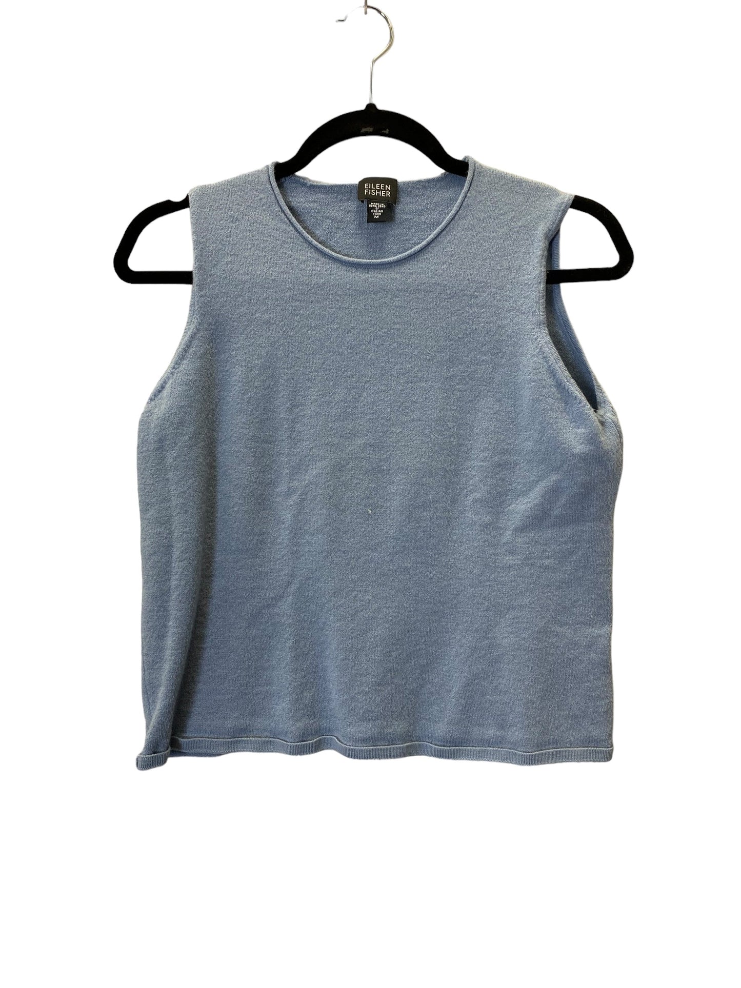 Blue Top Sleeveless Eileen Fisher, Size M