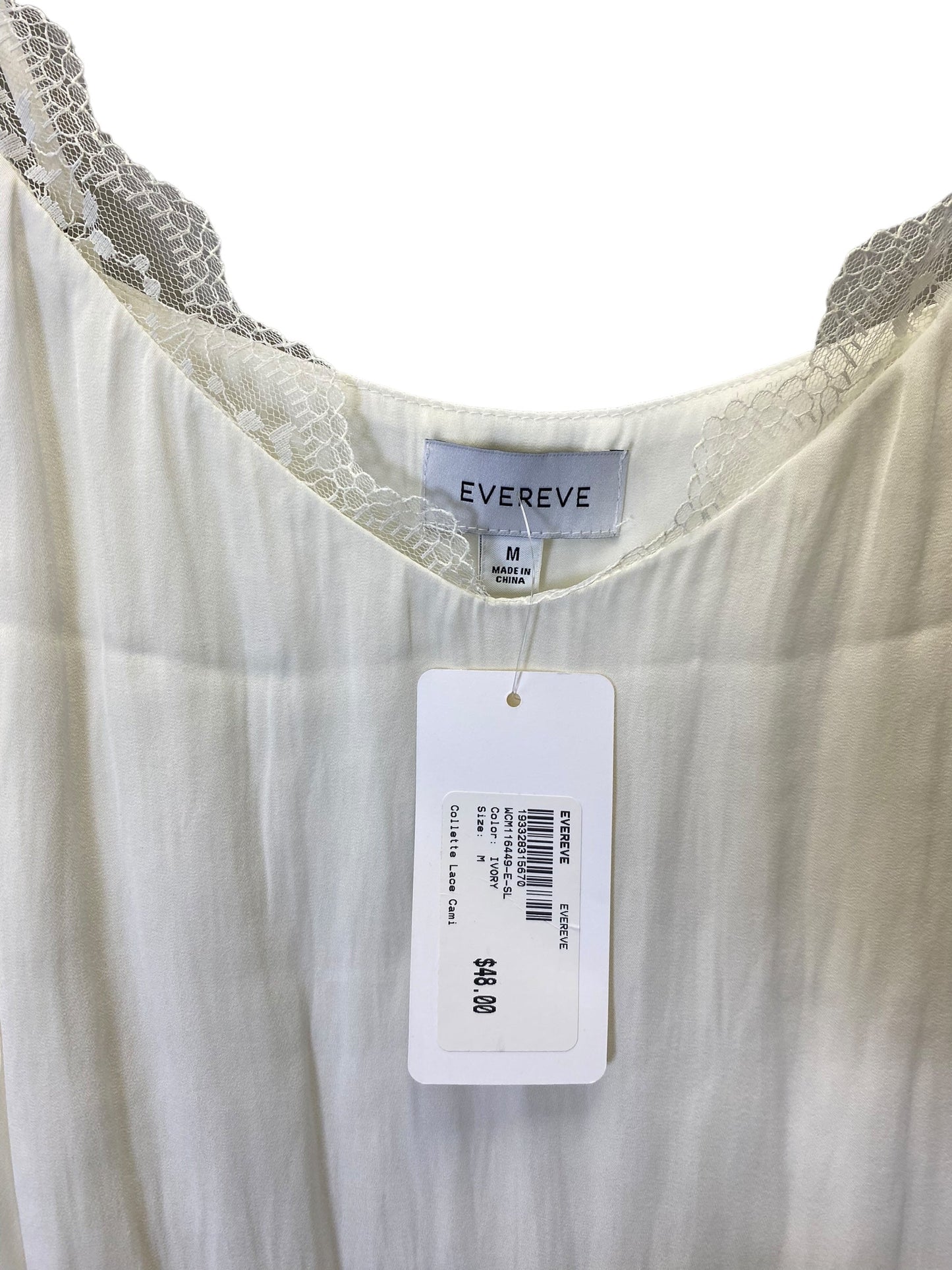 Tank Top By Evereve In Cream, Size: M