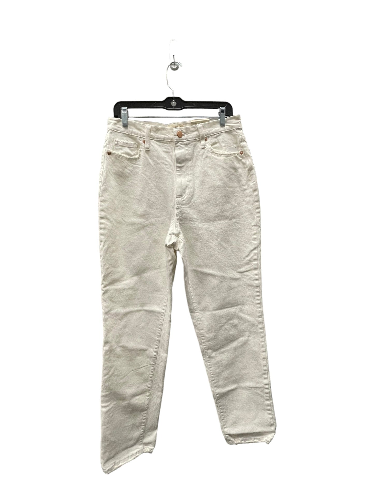 Jeans Straight By Universal Thread In Cream, Size: 10