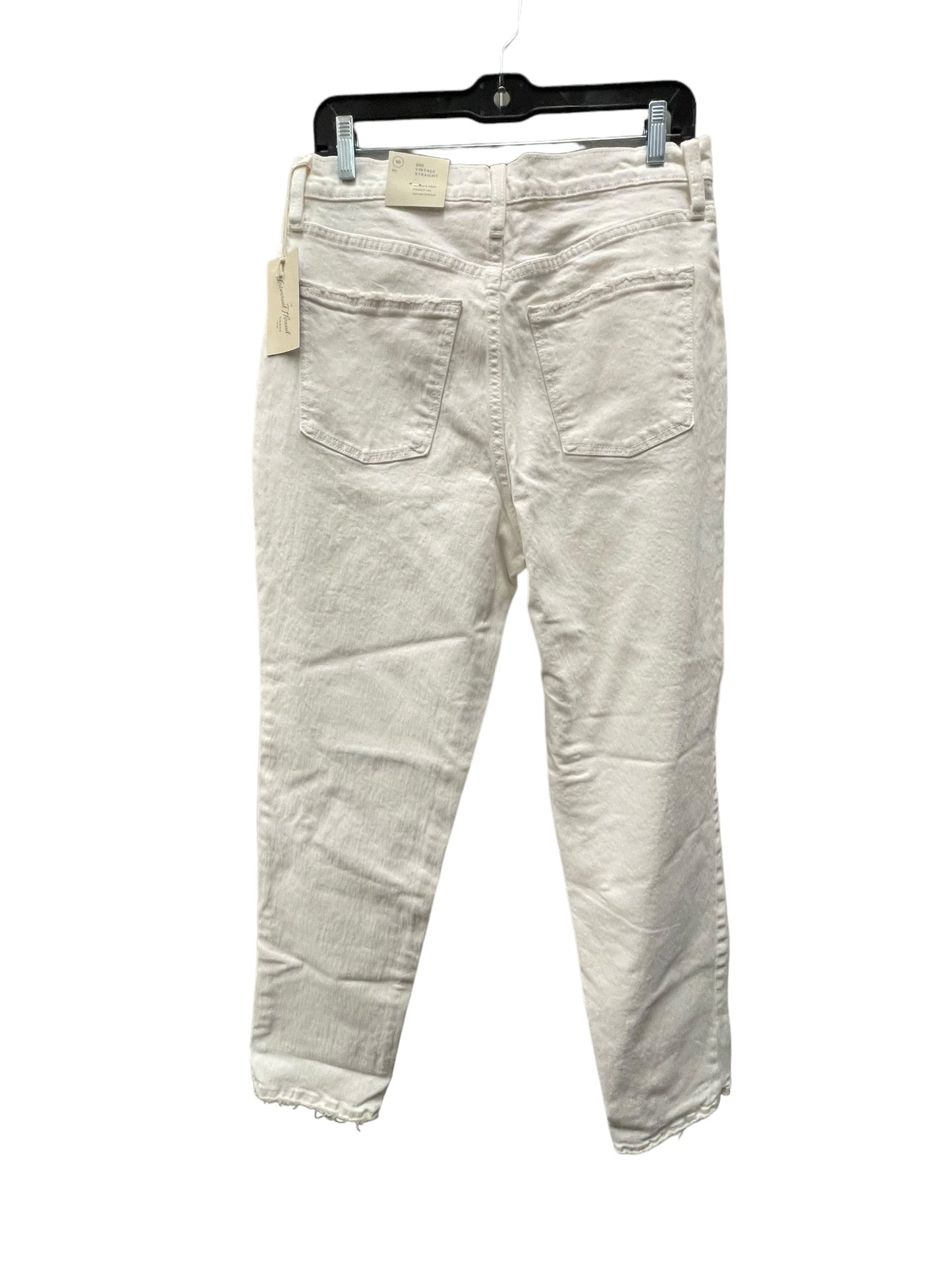 Jeans Straight By Universal Thread In Cream, Size: 10