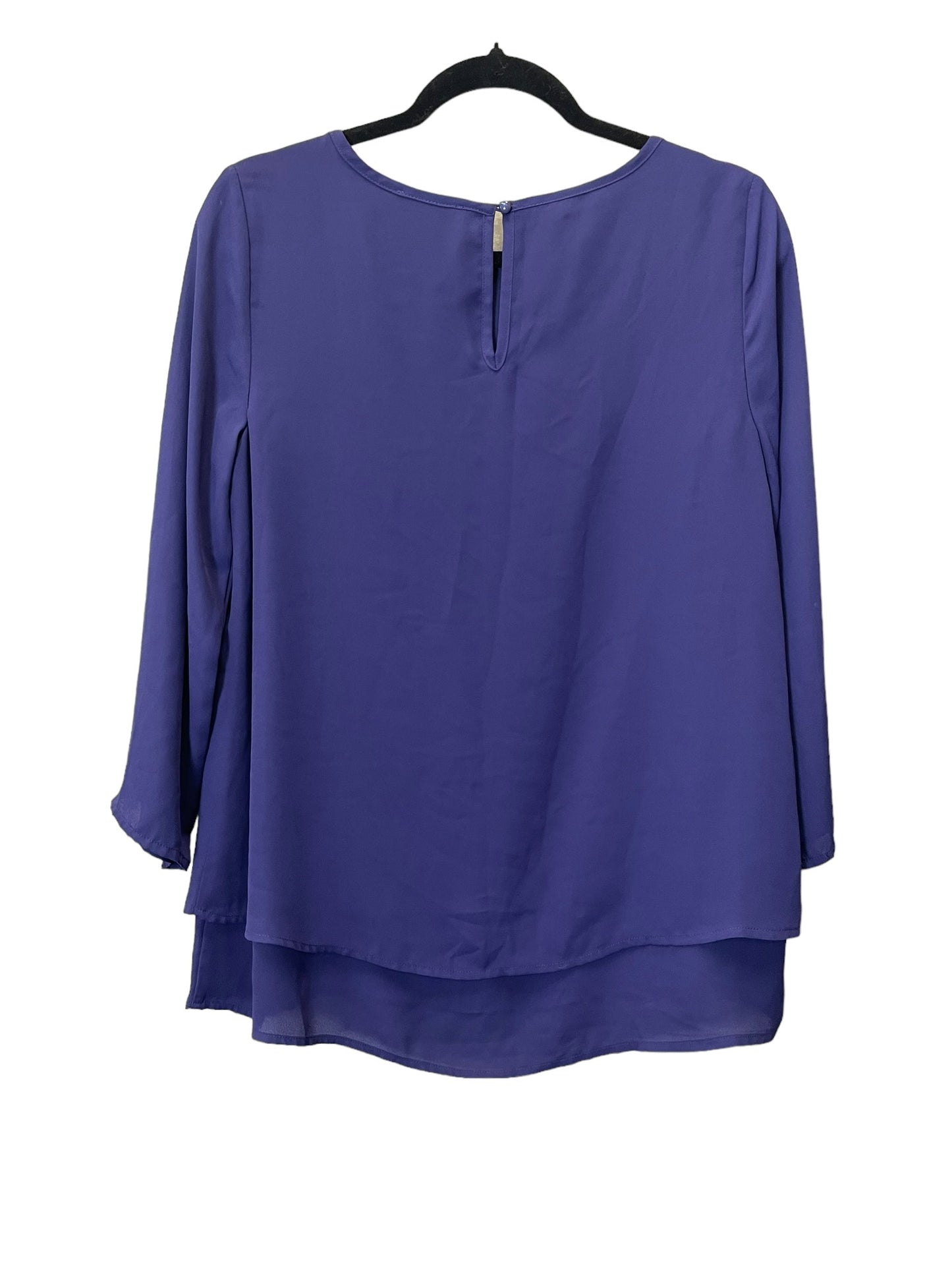 Top Long Sleeve By Dalia In Purple, Size: S