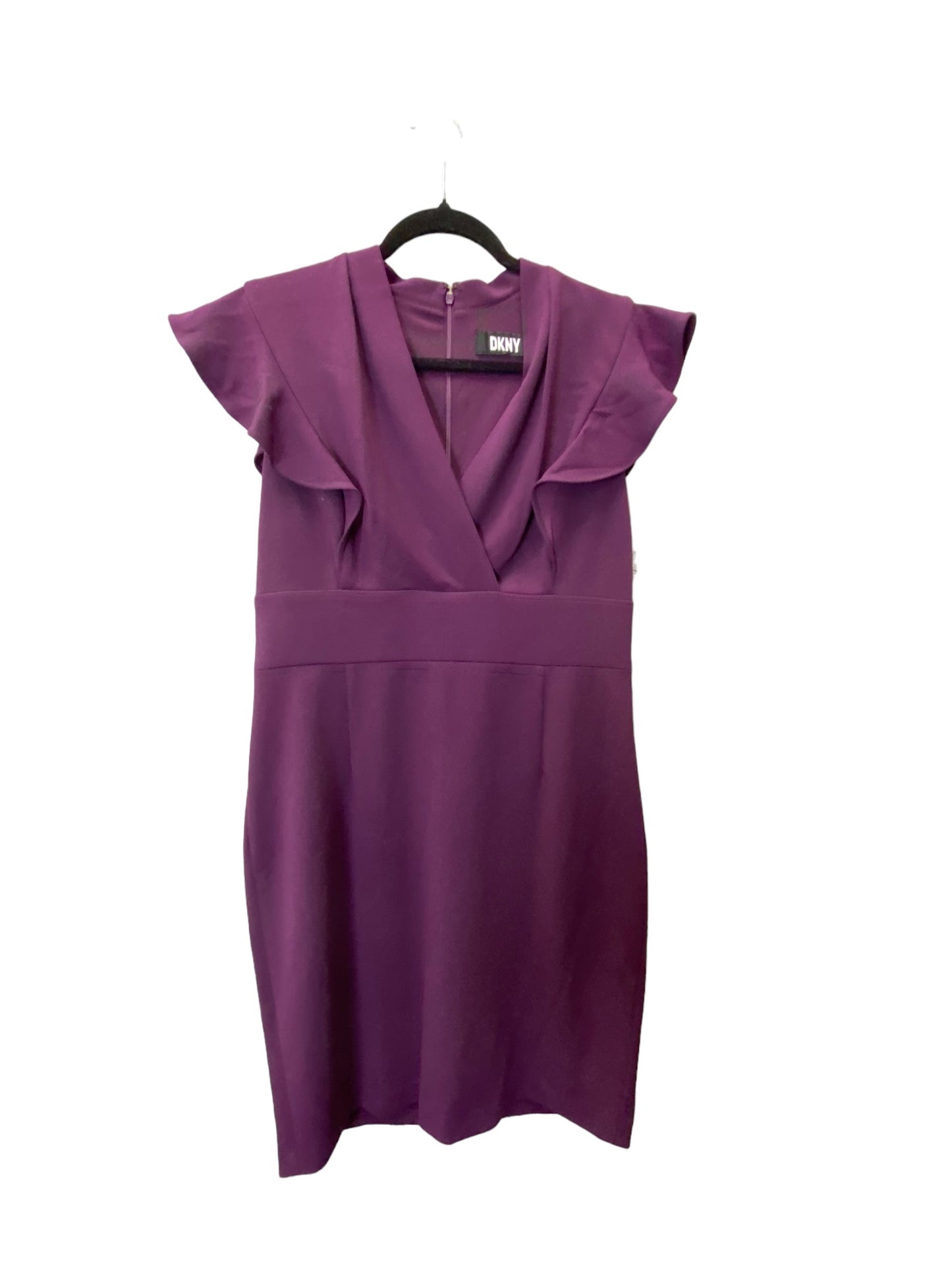 Dress Work By Dkny In Purple, Size: M