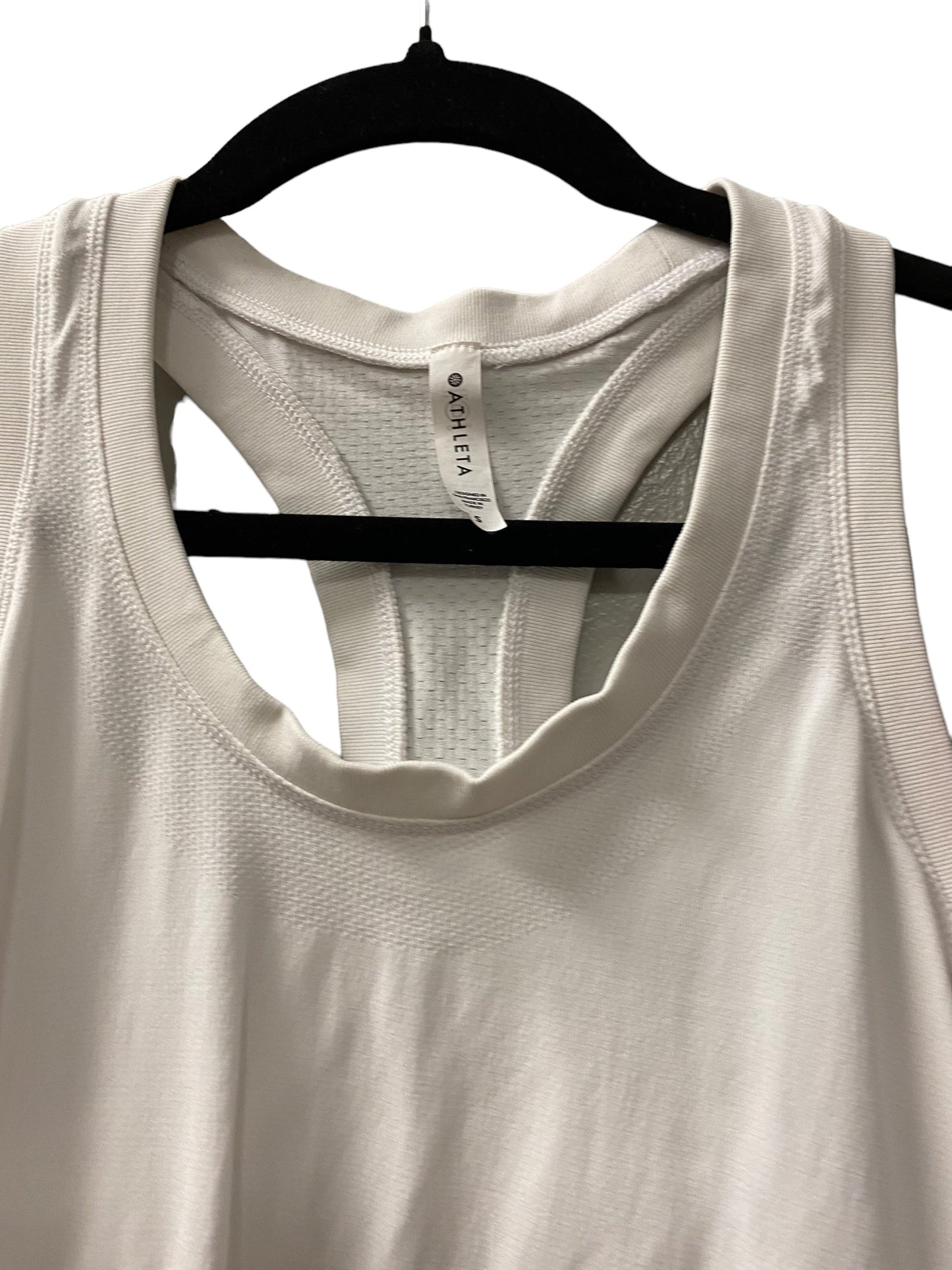 Athletic Tank Top By Athleta In White, Size: S