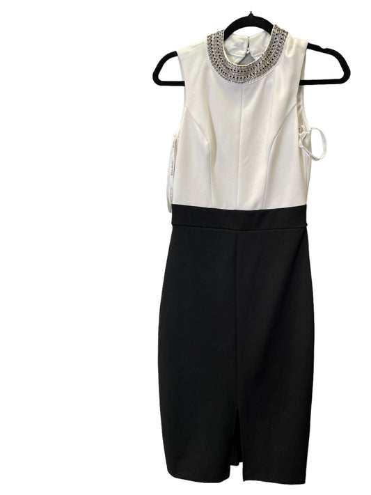 Dress Party Midi By Bisou Bisou In Black & White, Size: Xs