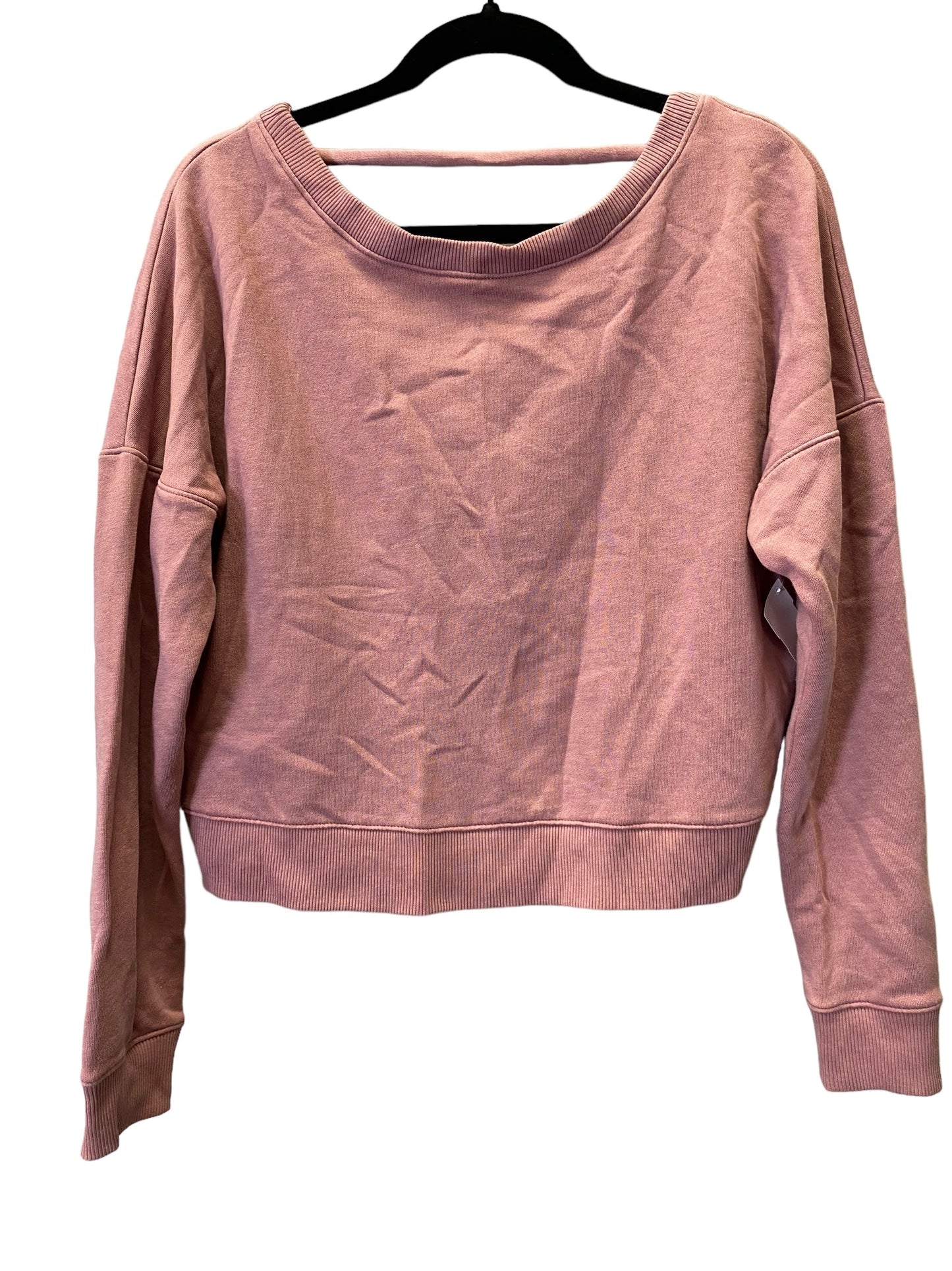 Sweatshirt Crewneck By Aeropostale In Pink, Size: M