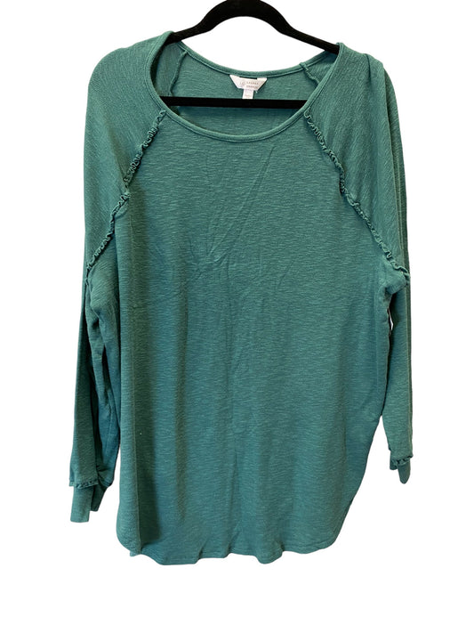 Sweater By Lc Lauren Conrad In Green, Size: 1x