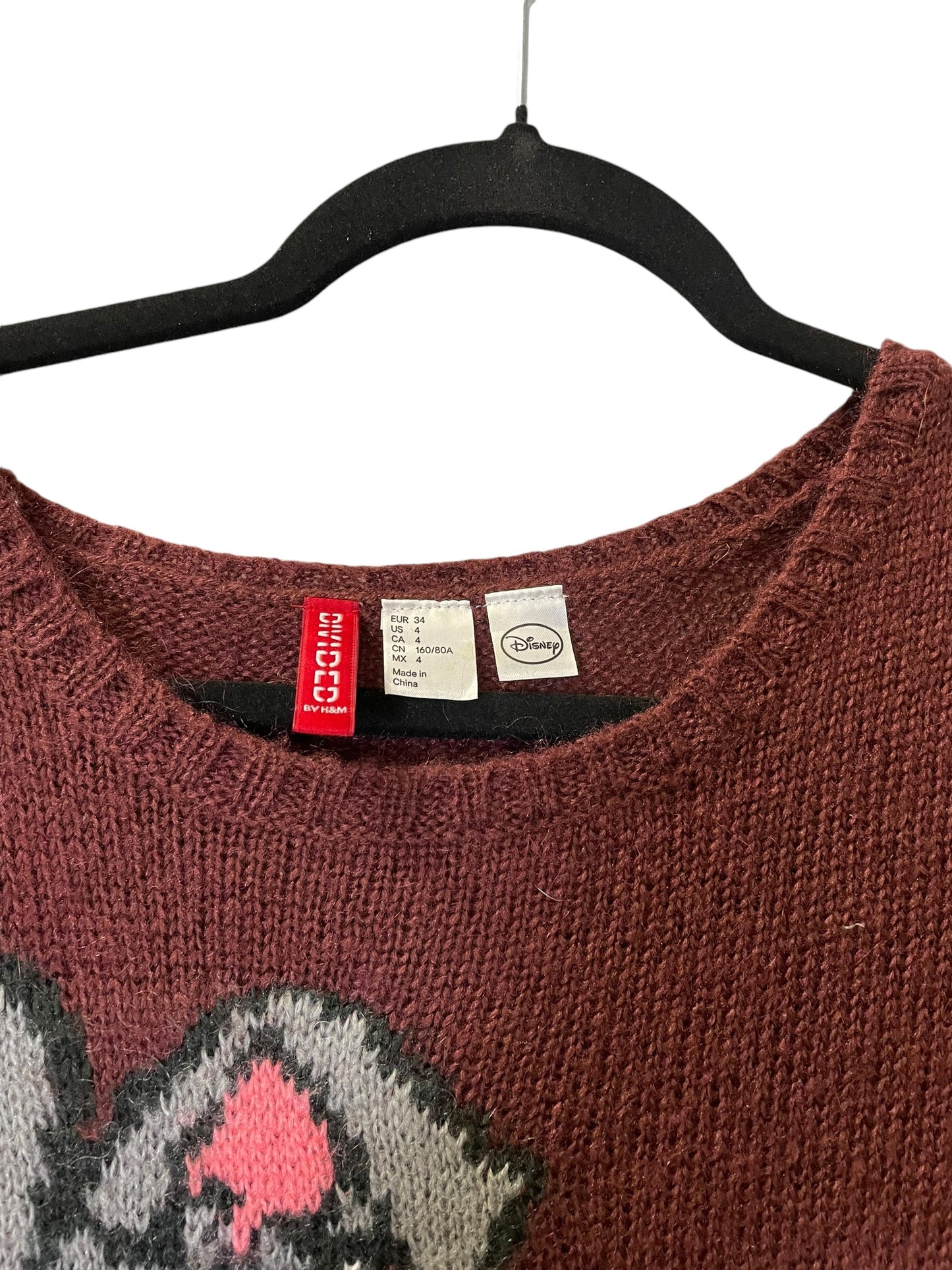 Sweater By Divided In Red, Size: S