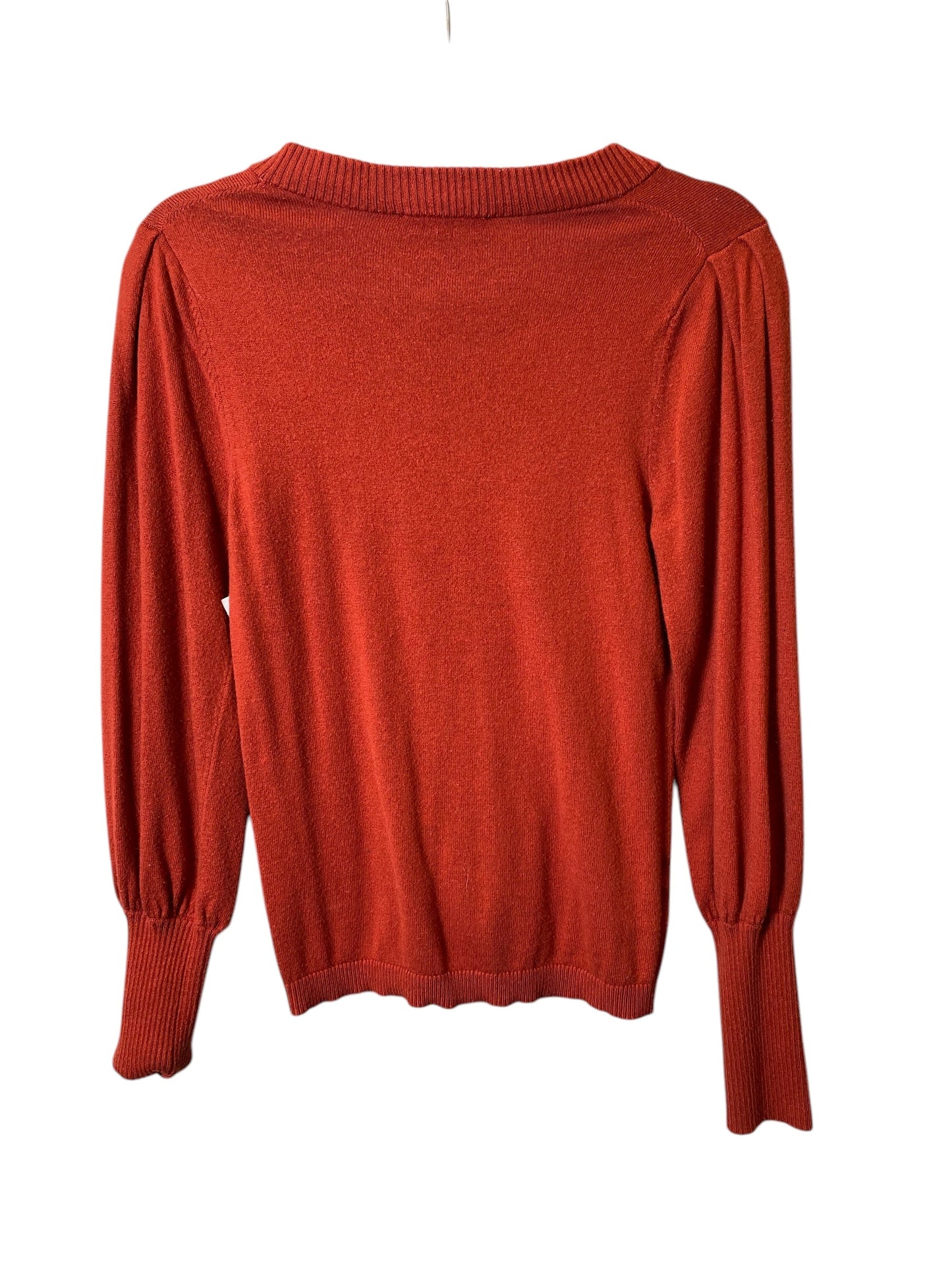 Sweater By Ann Taylor In Orange, Size: S