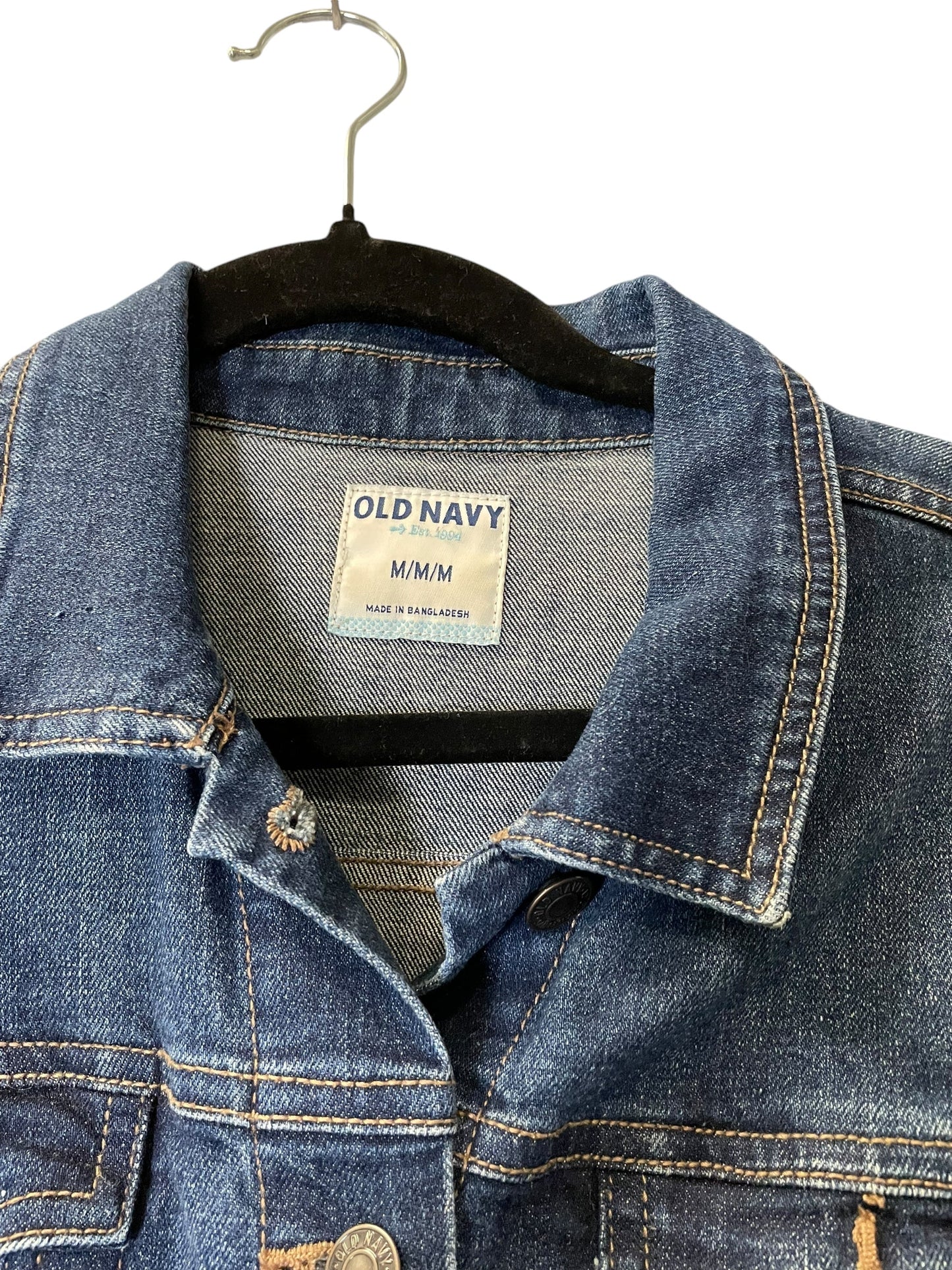 Jacket Denim By Old Navy In Blue, Size: M