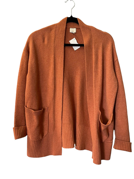 Cardigan By A New Day In Orange, Size: Xs