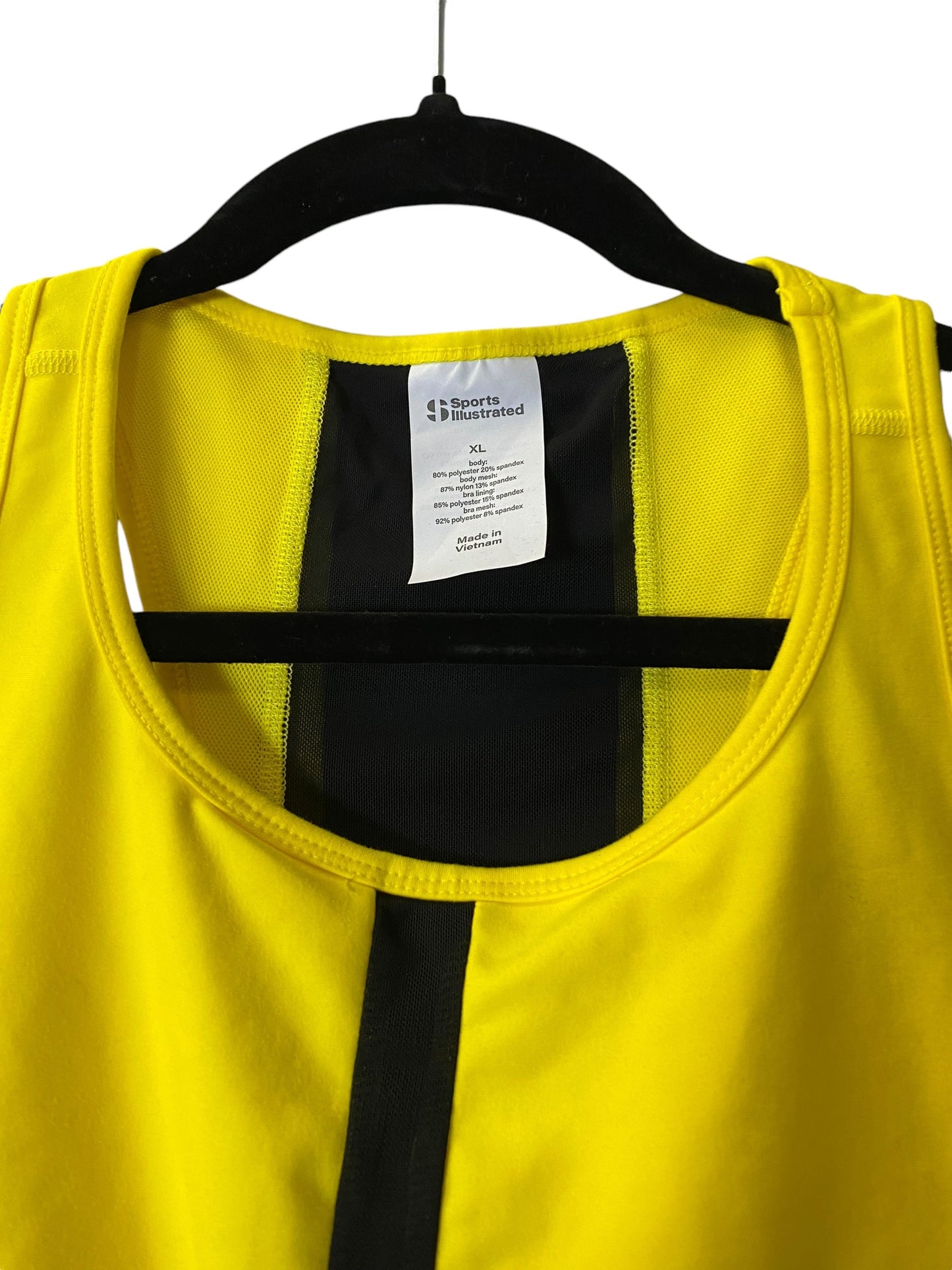 Athletic Bra By Cmc In Yellow, Size: Xl