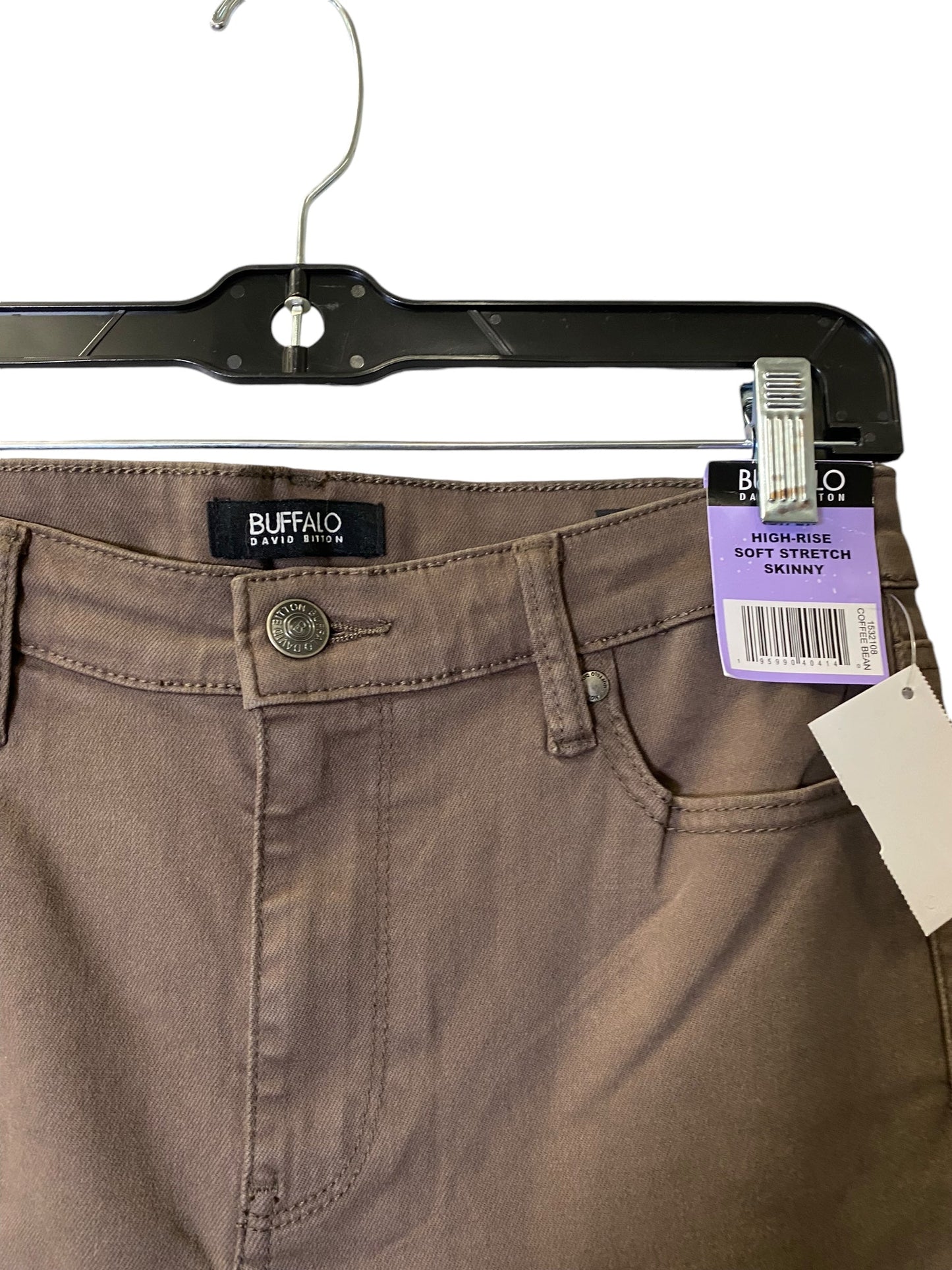 Jeans Skinny By Buffalo David Bitton In Brown, Size: 4