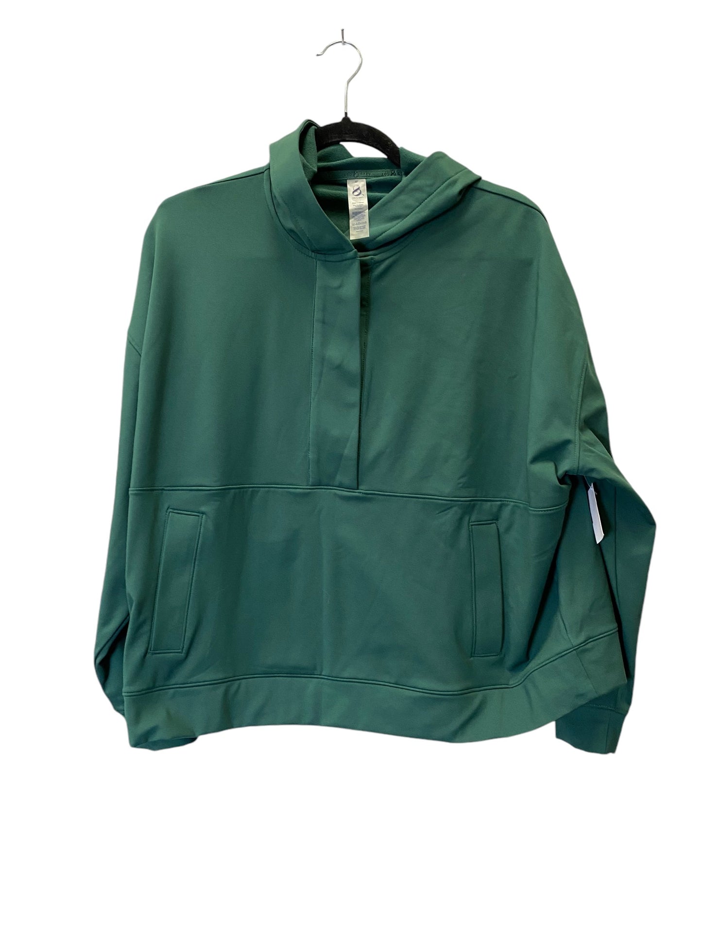 Sweatshirt Hoodie By Lou And Grey In Green, Size: M