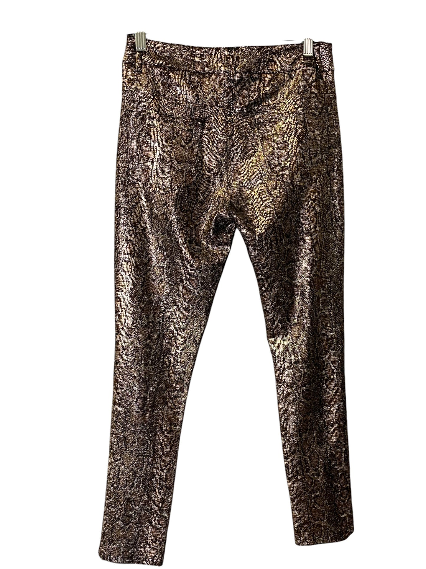 Pants Leggings By Eric Michael London In Animal Print, Size: 4