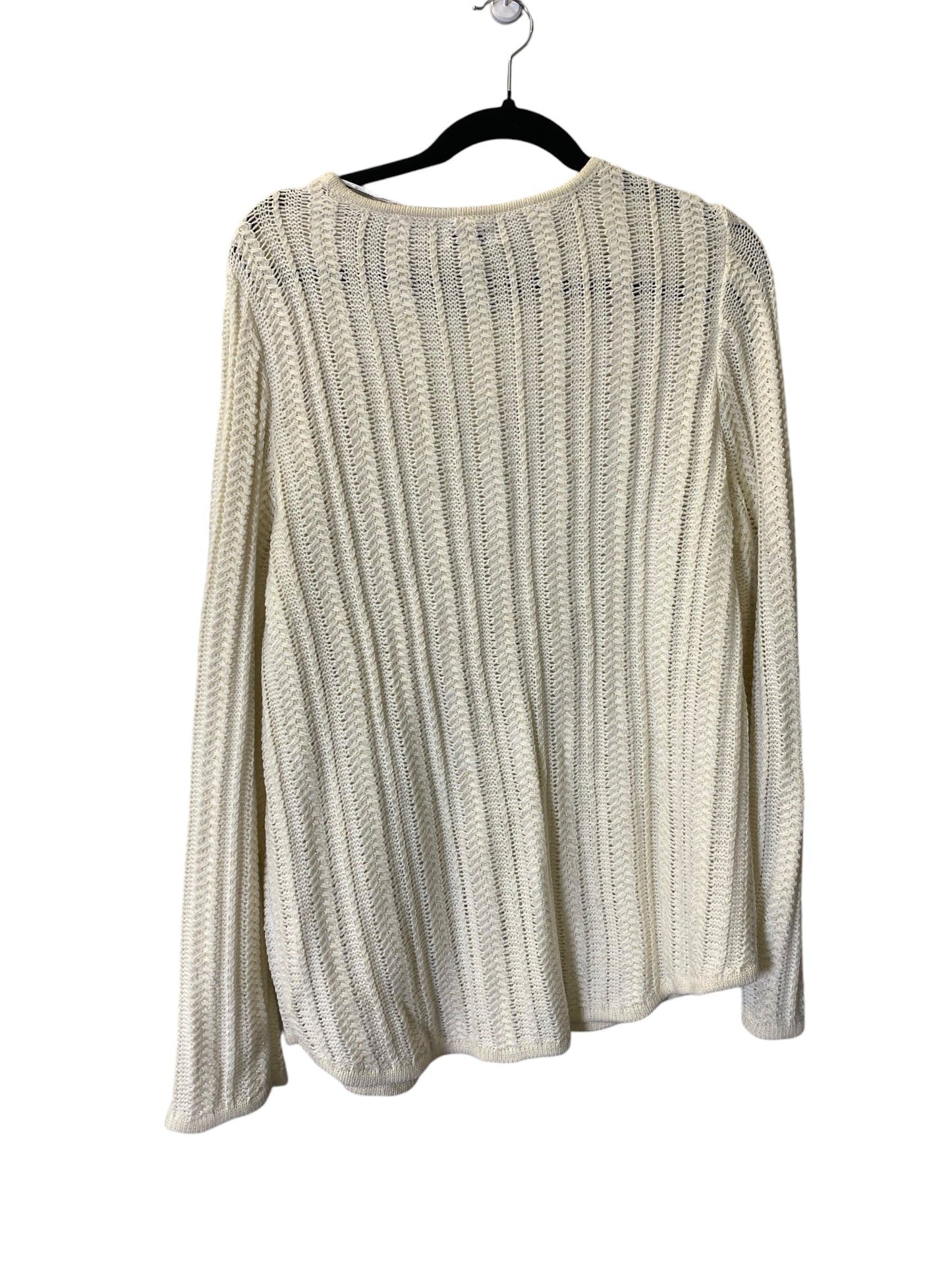 Sweater By Croft And Barrow In Cream, Size: Xl