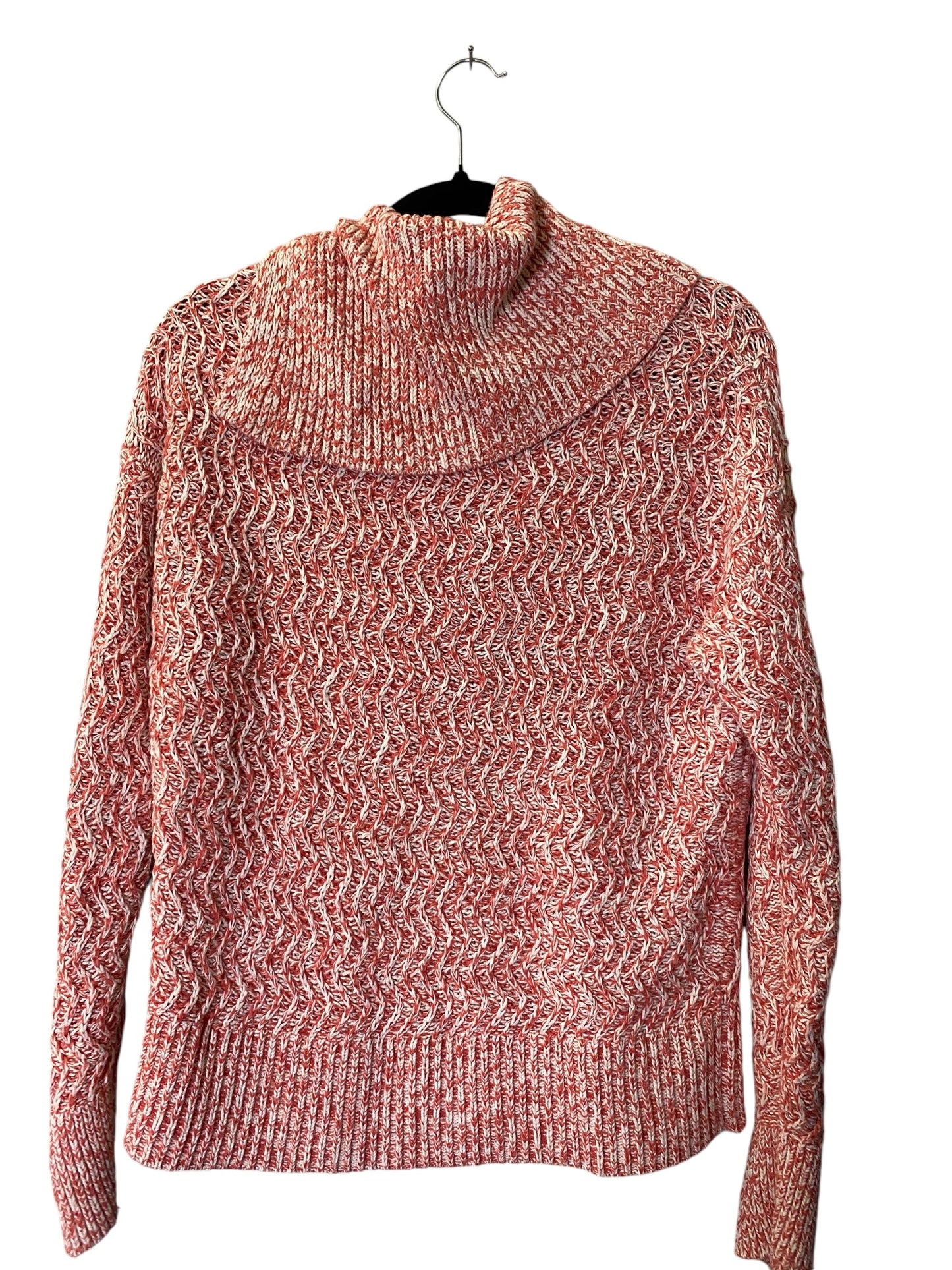 Sweater By Banana Republic In Red & White, Size: L