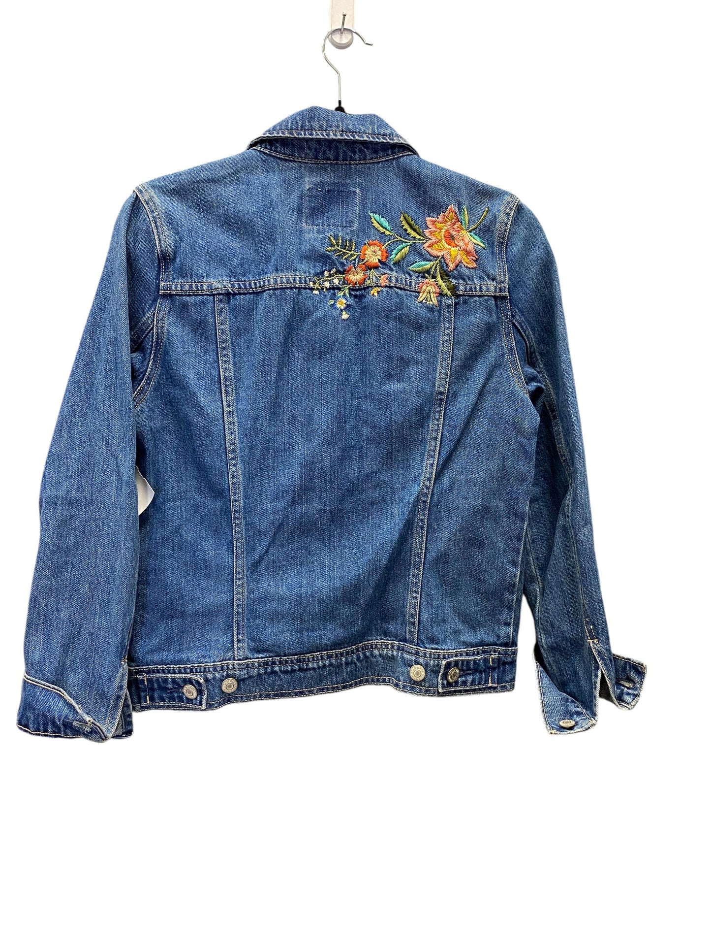 Jacket Denim By Old Navy In Floral Print, Size: S