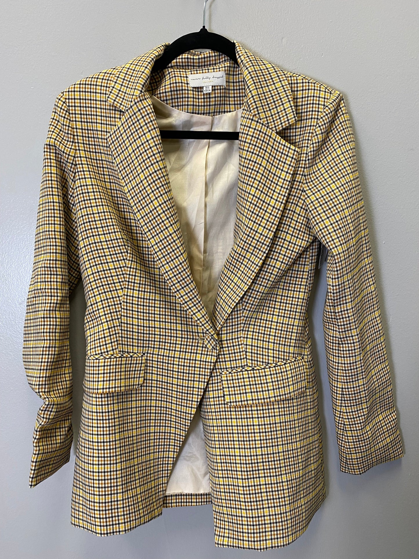 Blazer By Cmc In Plaid Pattern, Size: Xs