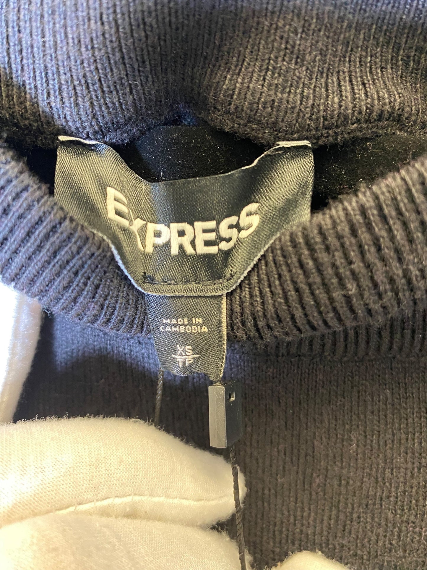 Sweater By Express In Black, Size: Xs