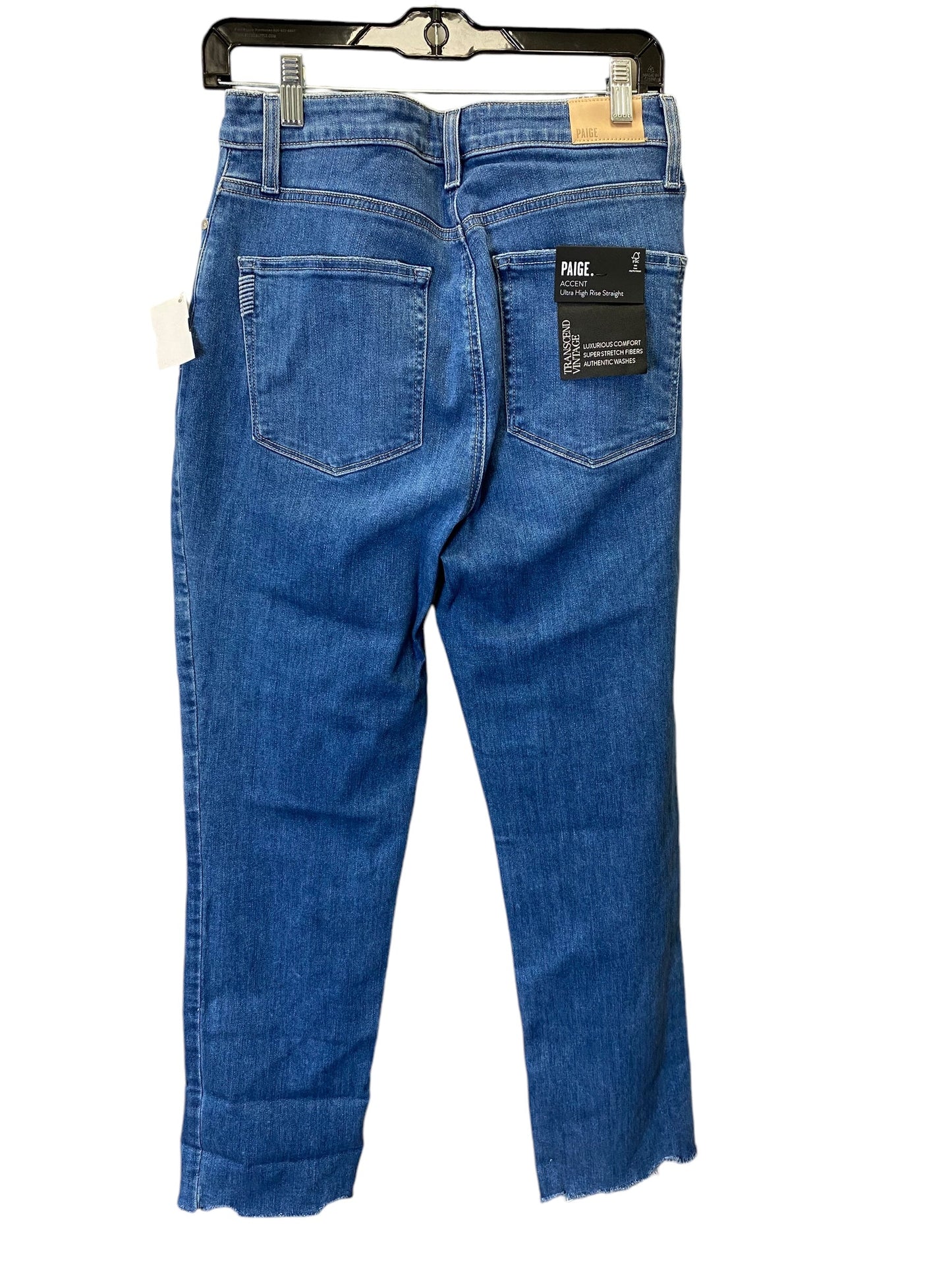 Jeans Straight By Paige In Blue, Size: 10