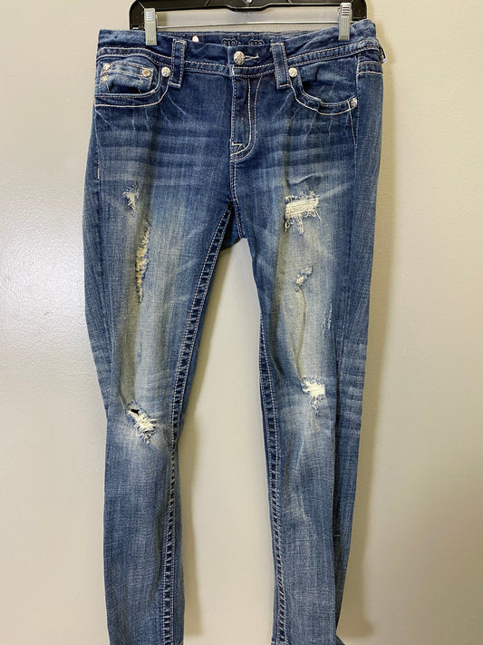 Jeans Skinny By Miss Me In Blue, Size: 10