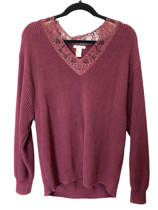 Sweater By H&m In Mauve, Size: S