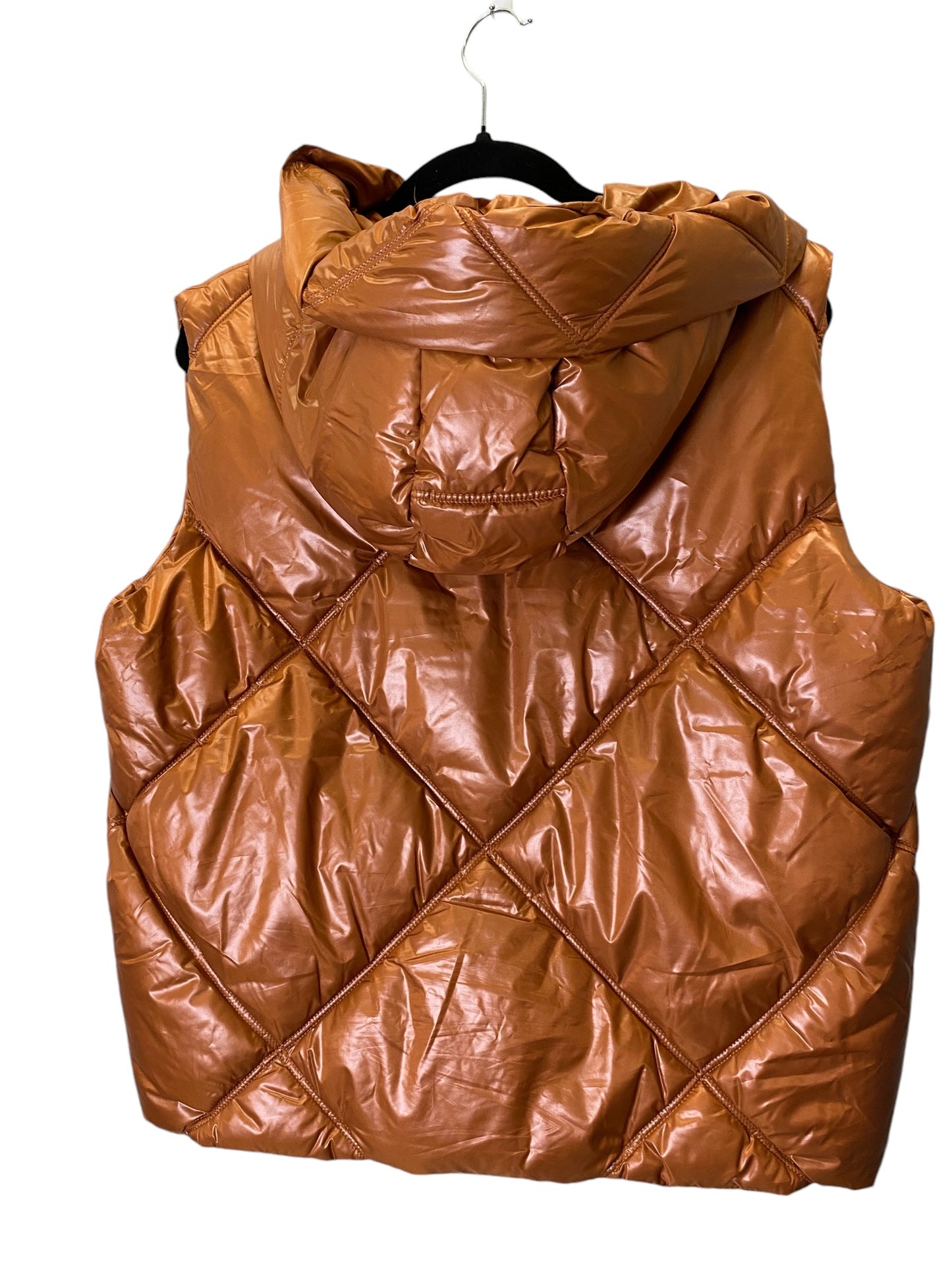 Vest Puffer & Quilted By Cmc In Bronze, Size: M