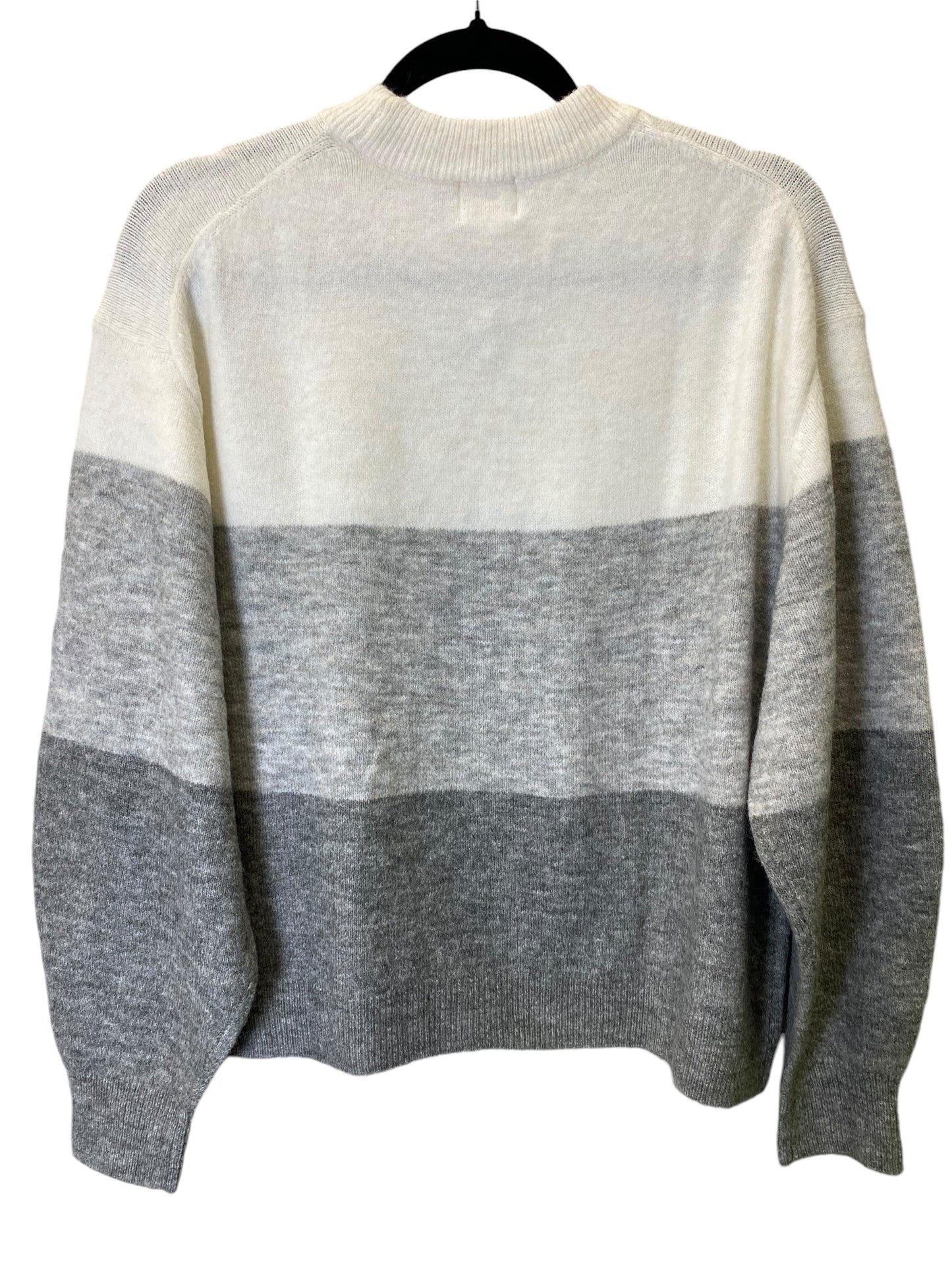 Sweater By H&m In Grey & White, Size: S