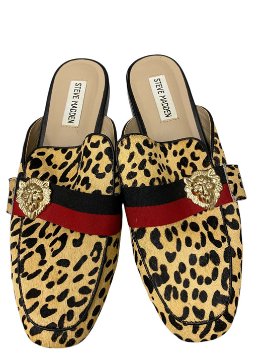 Shoes Flats By Steve Madden In Animal Print, Size: 9