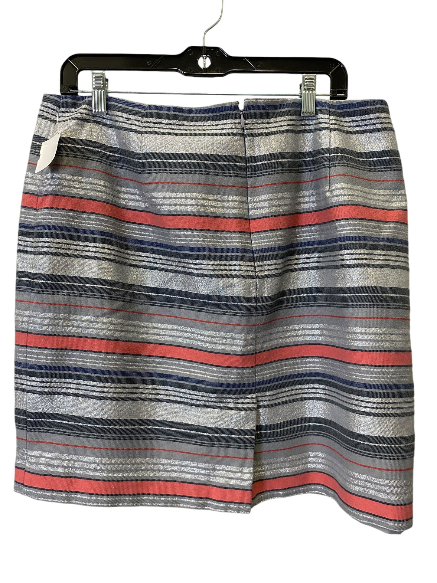 Skirt Mini & Short By Banana Republic In Grey & Red, Size: 14