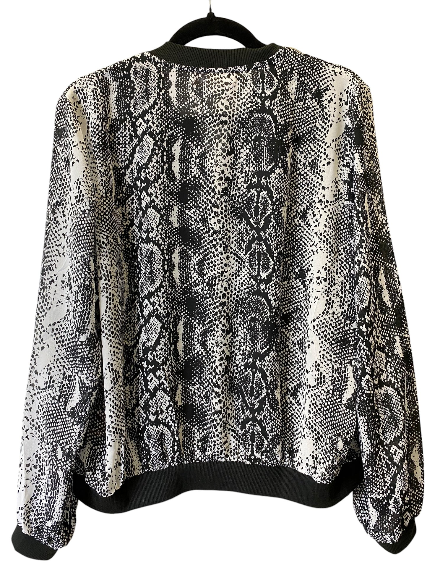 Sweater Cardigan By Lisa Rinna In Animal Print, Size: M